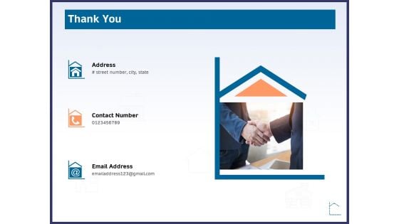 CRM Activities For Real Estate Thank You Ppt Summary Slide Portrait