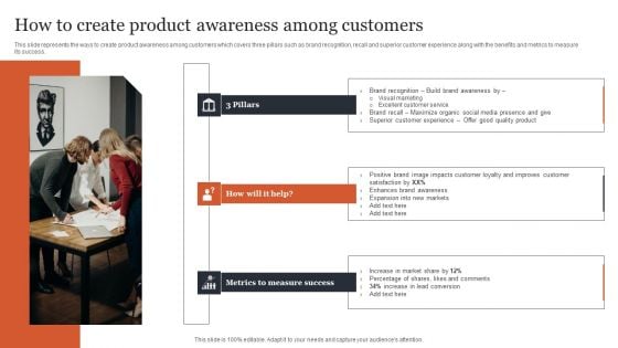 CRM Administration To Reduce Churn Rate How To Create Product Awareness Among Customers Infographics PDF