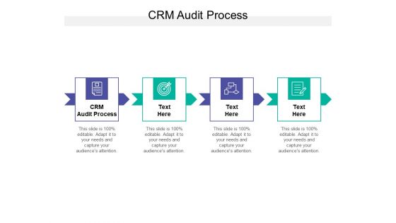 CRM Audit Process Ppt PowerPoint Presentation Model Slide Cpb