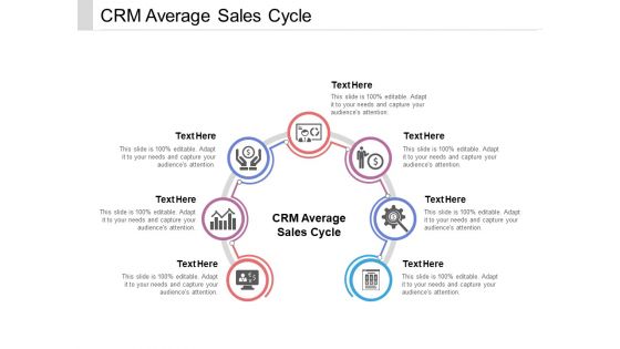 CRM Average Sales Cycle Ppt PowerPoint Presentation Infographic Template Styles Cpb Pdf