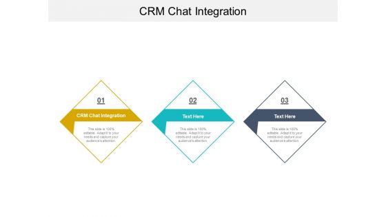 CRM Chat Integration Ppt PowerPoint Presentation Infographics Layout Ideas Cpb Pdf