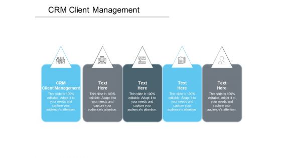 CRM Client Management Ppt PowerPoint Presentation Icon Gridlines Cpb