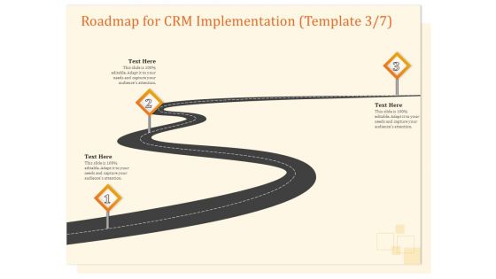 CRM Consulting Roadmap For CRM Implementation Ppt Infographic Template Example 2015 PDF