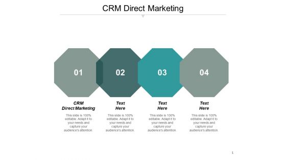 CRM Direct Marketing Ppt PowerPoint Presentation Infographics Example Topics Cpb