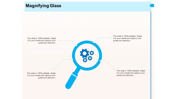 CRM For Realty Properties Magnifying Glass Ppt Professional Demonstration PDF