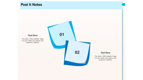 CRM For Realty Properties Post It Notes Ppt Summary Visuals PDF