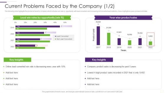 CRM Implementation Strategy Current Problems Faced By The Company Topics PDF