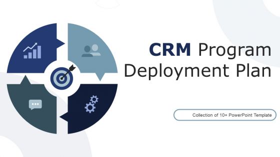 CRM Program Deployment Plan Ppt PowerPoint Presentation Complete Deck With Slides