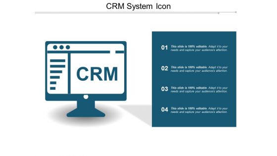 CRM System Icon Ppt PowerPoint Presentation Styles Picture