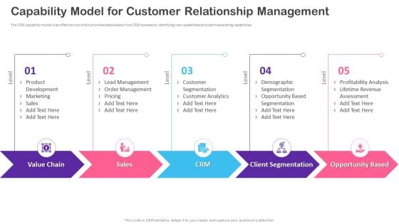 CRM Transformation Toolkit Capability Model For Customer Relationship Management Professional PDF