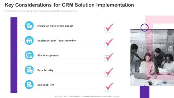 CRM Transformation Toolkit Key Considerations For CRM Solution Implementation Topics PDF