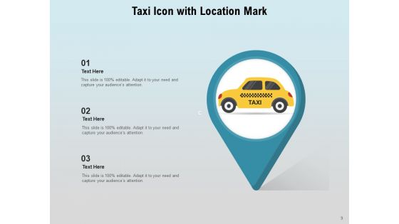 Cab Icon Individual Booking Smartphone Ppt PowerPoint Presentation Complete Deck