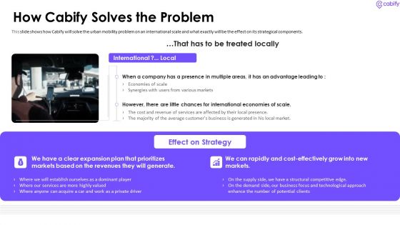 Cabify Venture Capitalist Investor Elevator Pitch Deck How Cabify Solves The Problem Formats PDF Cabify Venture Capitalist Investor Elevator Pitch Deck How Cabify Solves The Problem Formats PDF