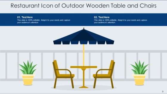 Cafeteria Icon Buffet Services Ppt PowerPoint Presentation Complete Deck With Slides
