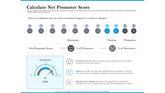 Calculate Net Promoter Score Background PDF