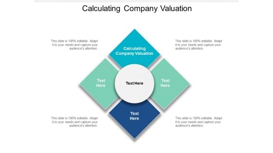 Calculating Company Valuation Ppt PowerPoint Presentation Summary Guide Cpb