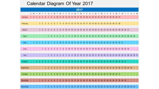 Calendar Diagram Of Year 2017 Powerpoint Templates Calendar Diagram Of Year 2017 Powerpoint Templates
