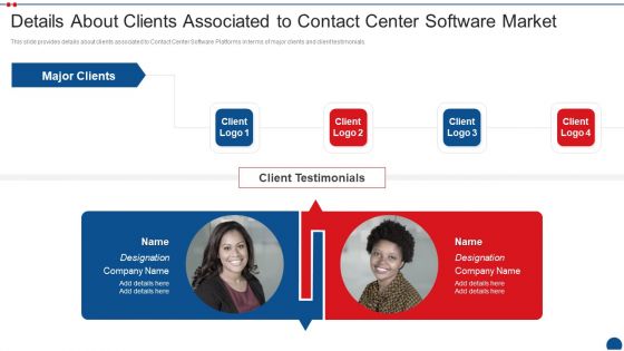 Call Center Application Market Industry Details About Clients Associated To Contact Center Software Market Guidelines PDF Call Center Application Market Industry Details About Clients Associated To Contact Center Software Market Guidelines PDF