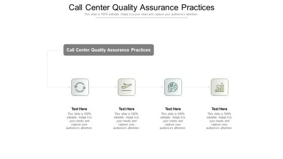 Call Center Quality Assurance Practices Ppt PowerPoint Presentation Styles Example File Cpb Pdf