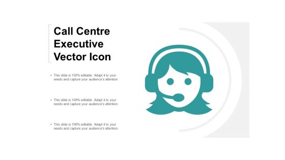 Call Centre Executive Vector Icon Ppt PowerPoint Presentation Styles Background Images