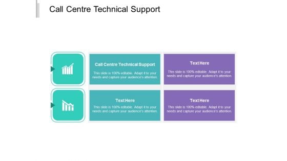 Call Centre Technical Support Ppt PowerPoint Presentation Pictures Microsoft Cpb