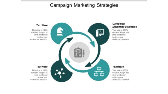 Campaign Marketing Strategies Ppt PowerPoint Presentation Gallery Brochure Cpb