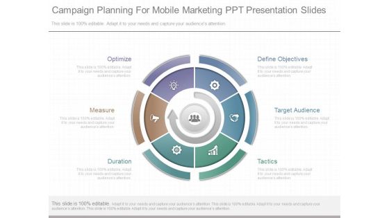 Campaign Planning For Mobile Marketing Ppt Presentation Slides