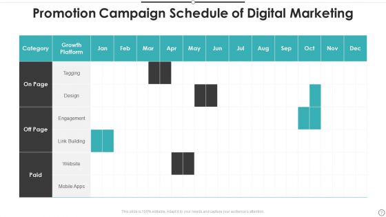 Campaign Schedule Ppt PowerPoint Presentation Complete With Slides