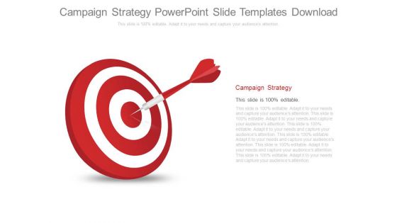 Campaign Strategy Powerpoint Slide Templates Download