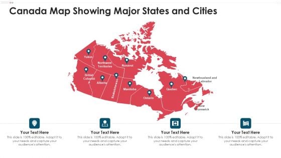 Canada Map Showing Major States And Cities Guidelines PDF