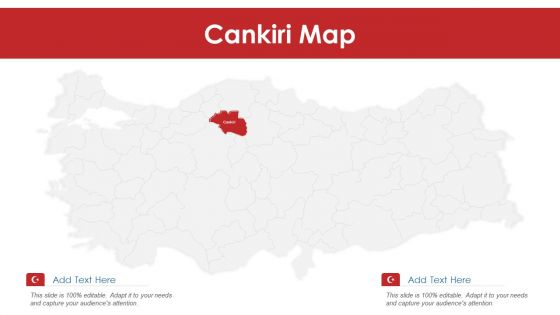 Cankiri Map PowerPoint Presentation PPT Template PDF