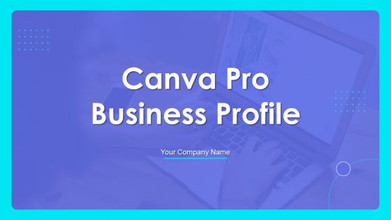 Canva Pro Business Profile Ppt PowerPoint Presentation Complete With Slides