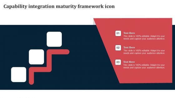 Capability Integration Maturity Framework Icon Ppt Gallery Design Inspiration PDF