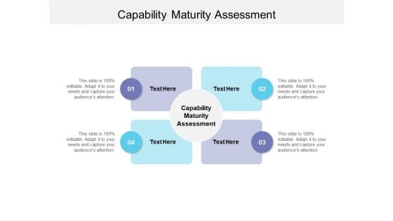 Capability Maturity Assessment Ppt PowerPoint Presentation Infographic Template Information Cpb