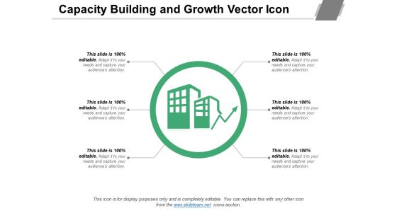 Capacity Building And Growth Vector Icon Ppt PowerPoint Presentation Show Format PDF