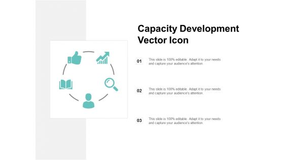 Capacity Development Vector Icon Ppt PowerPoint Presentation Summary Slide Download