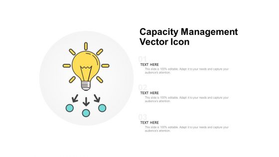 Capacity Management Vector Icon Ppt Powerpoint Presentation Microsoft