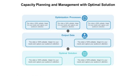 Capacity Planning And Management With Optimal Solution Ppt PowerPoint Presentation Professional Rules PDF