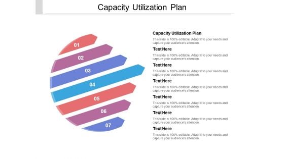 Capacity Utilization Plan Ppt PowerPoint Presentation Icon Diagrams Cpb Pdf