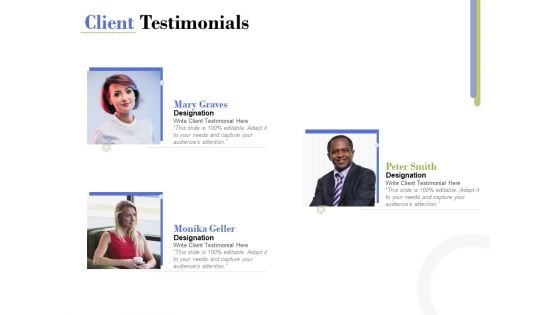 Capex Proposal Template Client Testimonials Ppt Styles Elements PDF