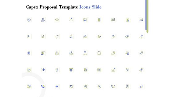 Capex Proposal Template Icons Slide Ppt Infographic Template Graphic Images PDF
