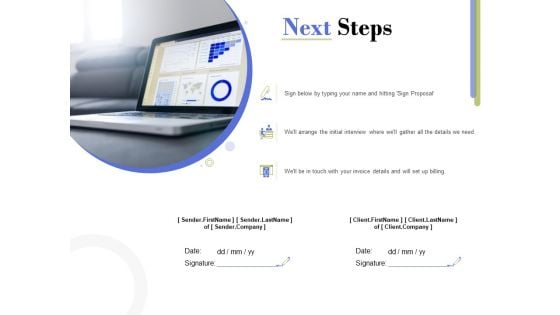 Capex Proposal Template Next Steps Ppt Show Brochure PDF