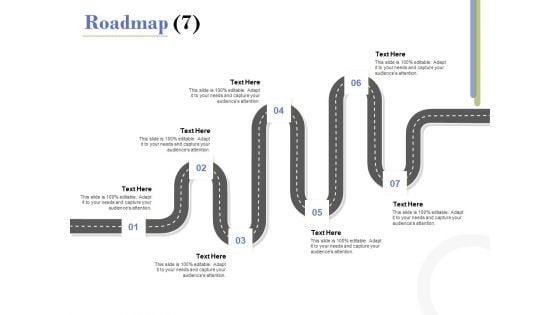 Capex Proposal Template Roadmap Seven Satges Ppt Model Information PDF