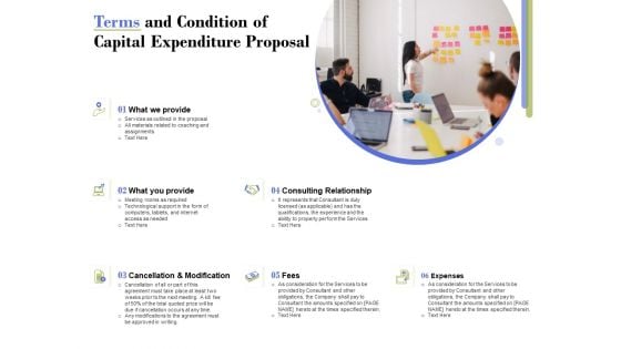 Capex Proposal Template Terms And Condition Of Capital Expenditure Proposal Download PDF