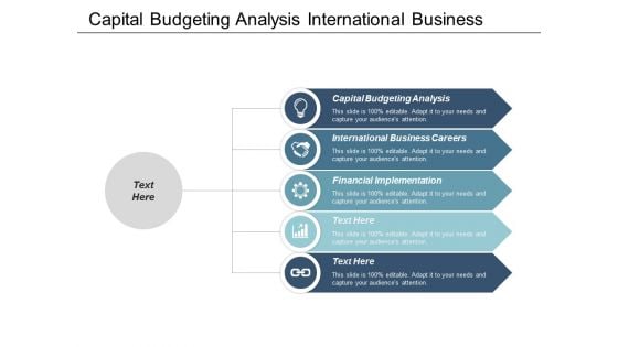 Capital Budgeting Analysis International Business Careers Financial Implementation Ppt PowerPoint Presentation Ideas Deck