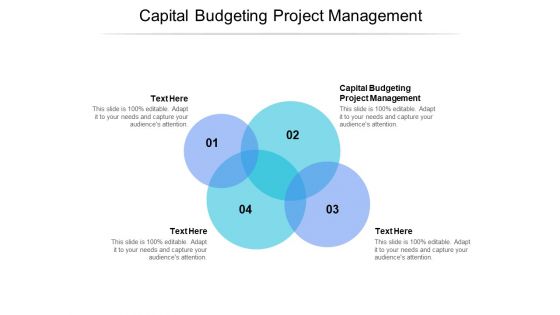 Capital Budgeting Project Management Ppt PowerPoint Presentation Portfolio Background Cpb