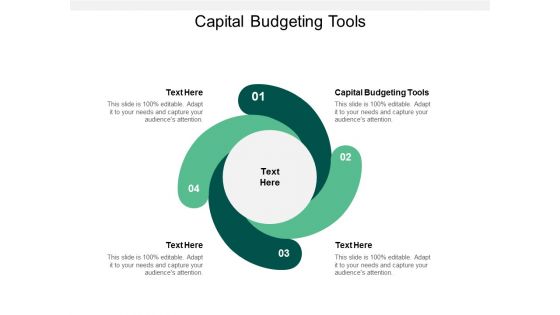 Capital Budgeting Tools Ppt PowerPoint Presentation Model Diagrams Cpb