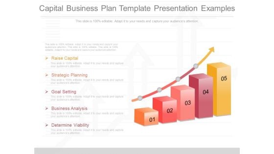 Capital Business Plan Template Presentation Examples