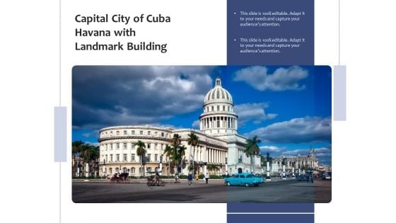 Capital City Of Cuba Havana With Landmark Building Ppt PowerPoint Presentation Outline PDF