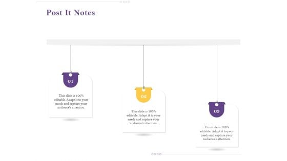 Capital Consumption Adjustment Post It Notes Slides PDF